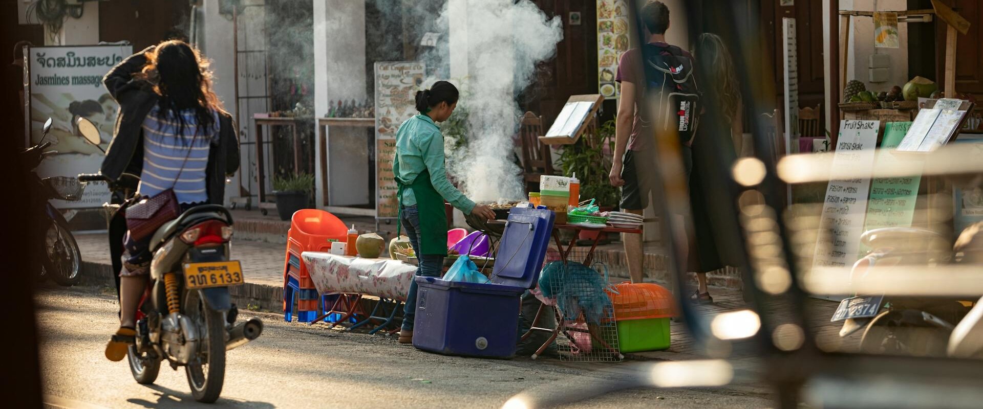 Local market at Xieng Khouang, Laos